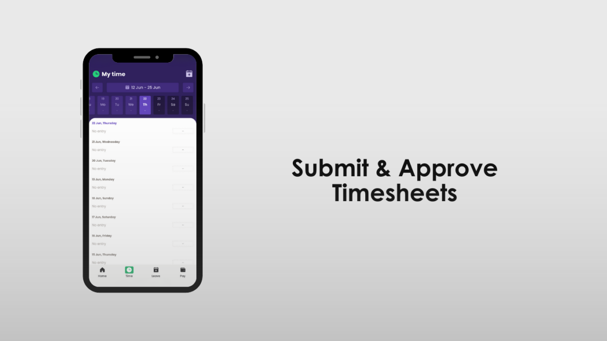 Ready People App Submit And Approve Timesheets